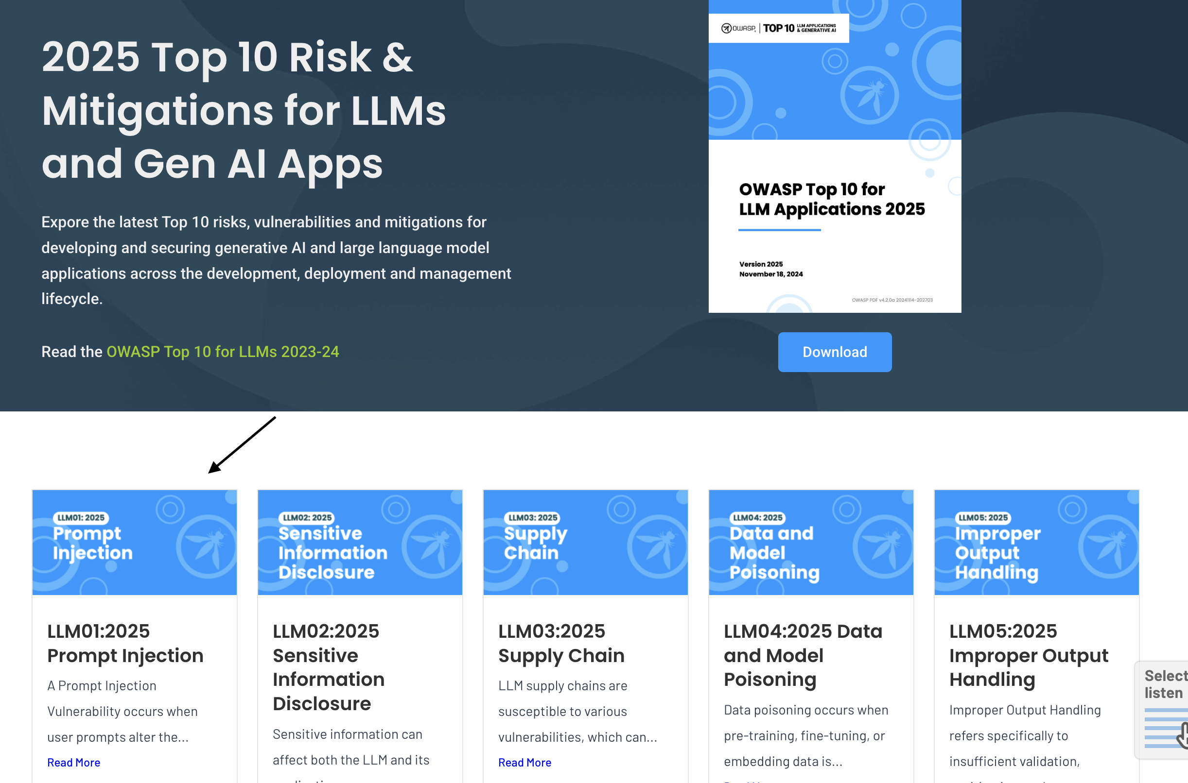 OWASP Top 10 for LLM applications