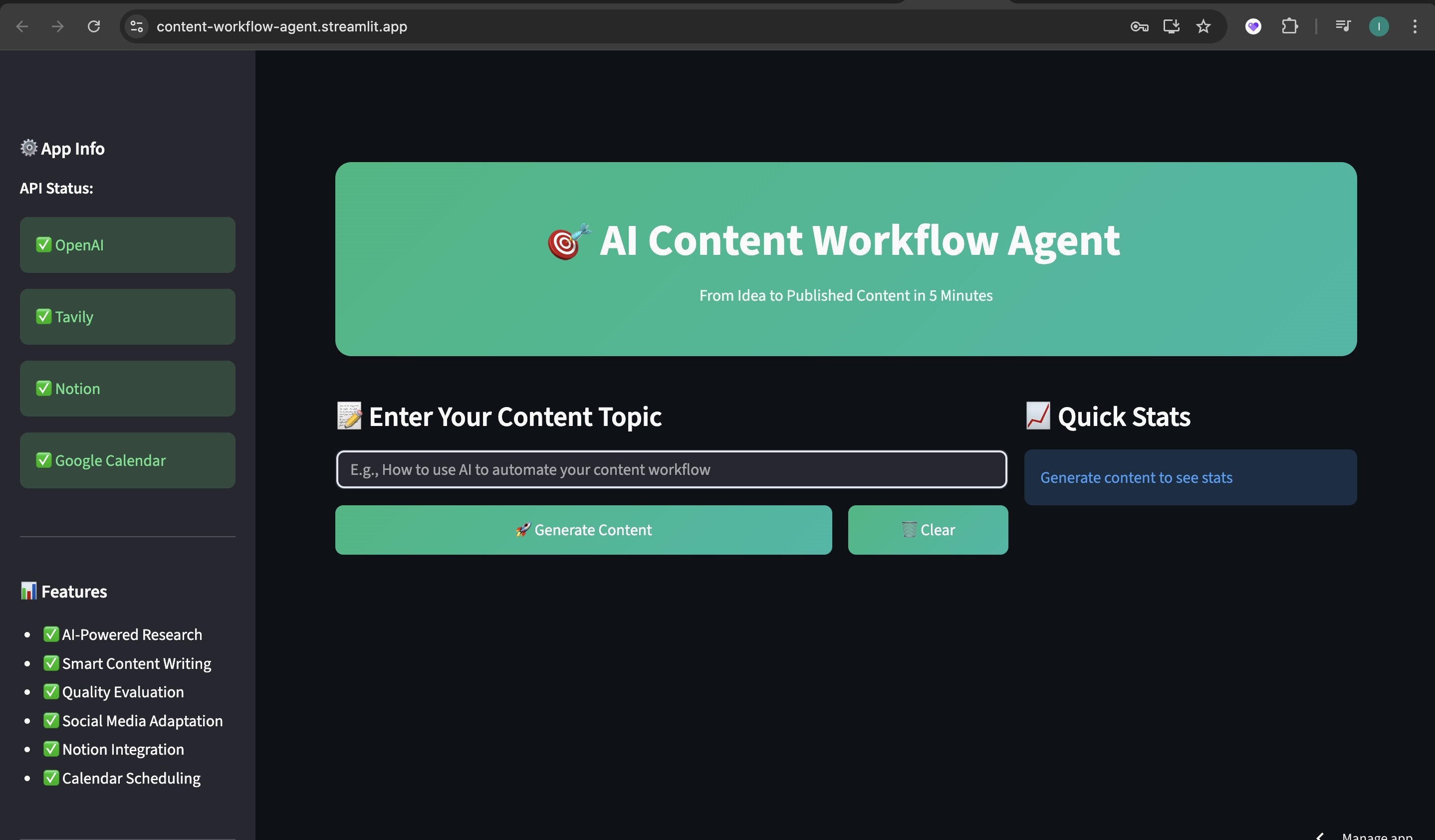 Content Workflow Multi-Agent System